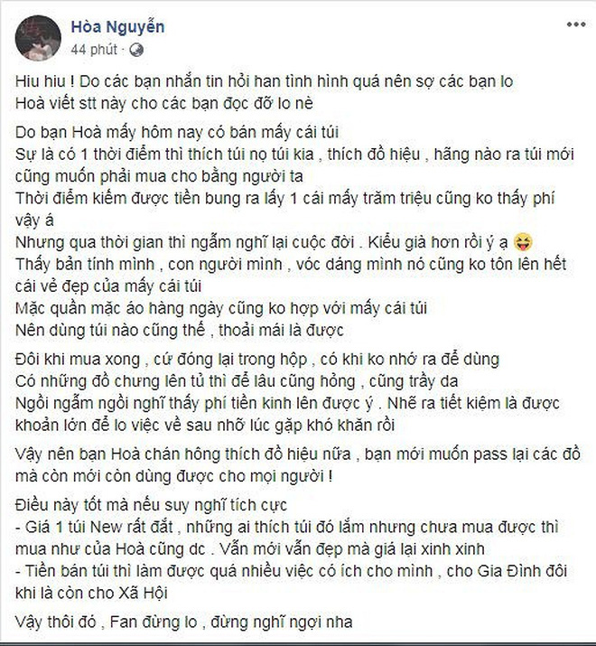 Hòa Minzy phải vay nóng ngân hàng, mượn tiền của Đức Phúc và Erik, bán gần hết BST túi xách hàng hiệu nhưng vẫn chưa trả hết nợ cho MV mới - Ảnh 5.