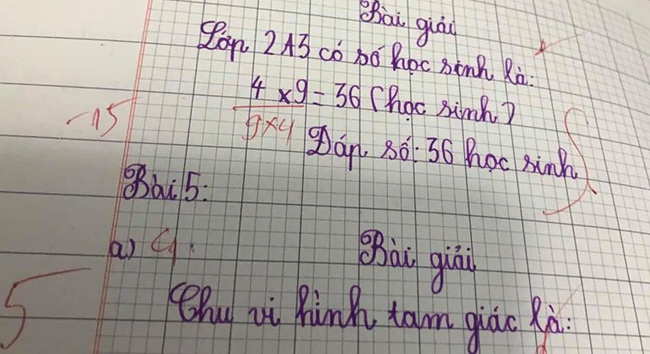 Bài toán lớp 2 tưởng đơn giản mà cách chấm của cô gây thắc mắc lớn, phụ huynh lên MXH để hỏi và nhận được lời giải thích vô cùng bất ngờ - Ảnh 1.