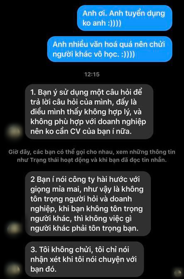 Ứng viên hỏi JD bỗng không muốn trả lời, nhà tuyển dụng còn mắng xối xả đồ vô học: Lời giải thích khiến ai cũng giận tím người! - Ảnh 2.