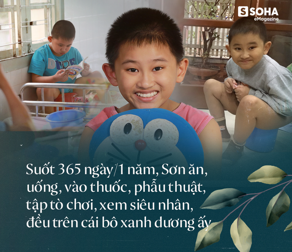 Cậu bé 12 năm sống trên chiếc bô xanh: Khát khao sống của đứa trẻ không bụng, mang bệnh 1 tỷ người mới có 1 người bị - Ảnh 16.