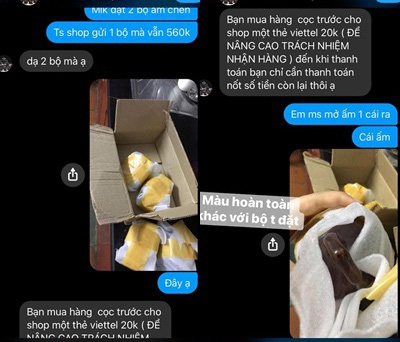 Mua bộ ấm chén tặng bố chồng, con dâu tím mặt khi nhận hàng, thái độ của chủ shop còn gây phẫn nộ hơn - Ảnh 4.