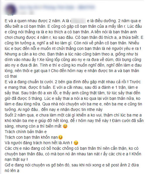 Làm cô dâu sảy thai, chú rể còn đột ngột thông báo hủy cưới vì lý do: Anh làm bạn thân có bầu rồi - Ảnh 1.