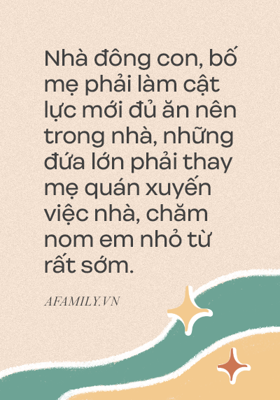 1/6 của gia đình 13 năm sinh 8 đứa con ở Hà Nội: Chưa lớn đã phải quán xuyến gia đình, món quà tuyệt nhất đôi khi chỉ là một gói bim bim - Ảnh 9.