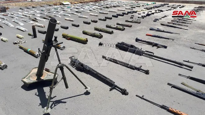 Cận cảnh kho vũ khí về tay quân đội Syria - Ảnh 4. Cận cảnh kho vũ khí về tay quân đội Syria - Ảnh 4.