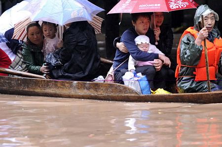 57 người chết vì lũ lụt tại Trung Quốc