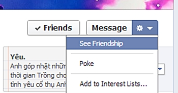 Trang Facebook "tình bạn tình yêu" được tân trang 2
