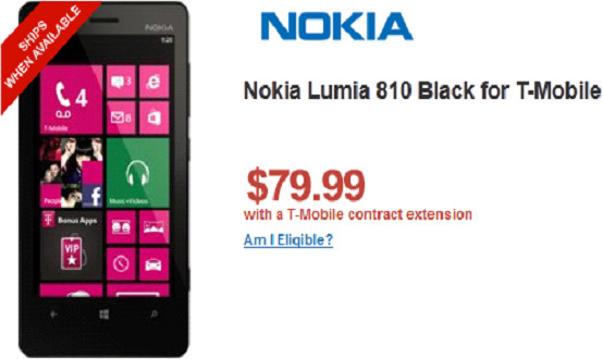 Nokia nhiệt tình giảm giá Lumia 810 1