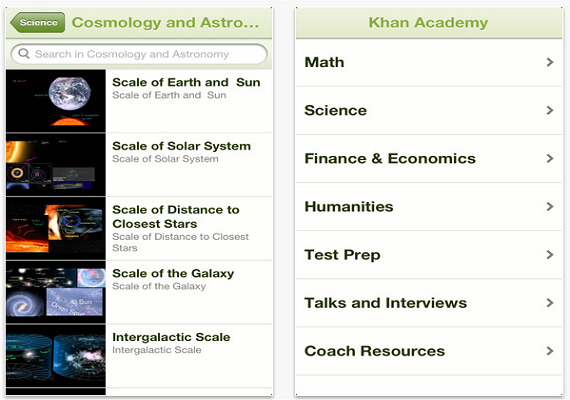 Ứng dụng Khan Academy đã được trang bị trên iPhone 2