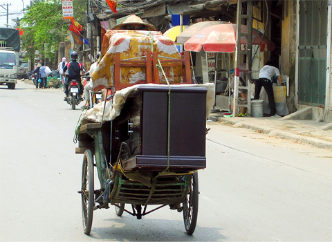 Muôn kiểu giao thông trên đường Hà Nội 5