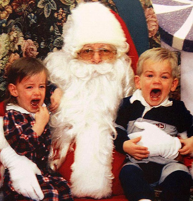 Trẻ con khóc thét khi gặp ông già Noel 2