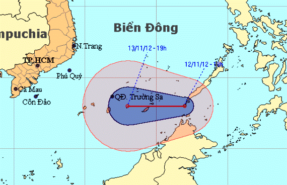 Áp thấp nhiệt đới trên biển Đông, miền Bắc có nơi rét đậm 1