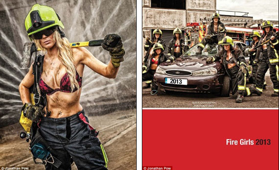 Mỹ nữ cứu hỏa "lột đồ" chụp ảnh từ thiện 2