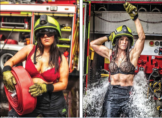 Mỹ nữ cứu hỏa "lột đồ" chụp ảnh từ thiện 6