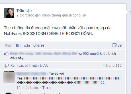 Trần Lập gây xôn xao khi thông báo về Rock Storm 2012 3