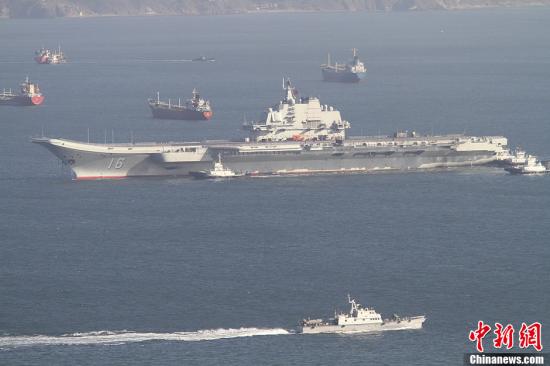 Tàu sân bay Liêu Ninh, Trung Quốc đang được gấp rút tổ chức biên đội tàu hỗ trợ