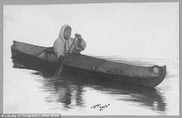 No boundaries: A man paddles in kayak, a popular use for fishing when carrying a spear