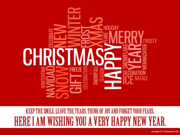 Happy Christmas And New Year Picture 600x450 40 Happy New Year Wallpapers 2013