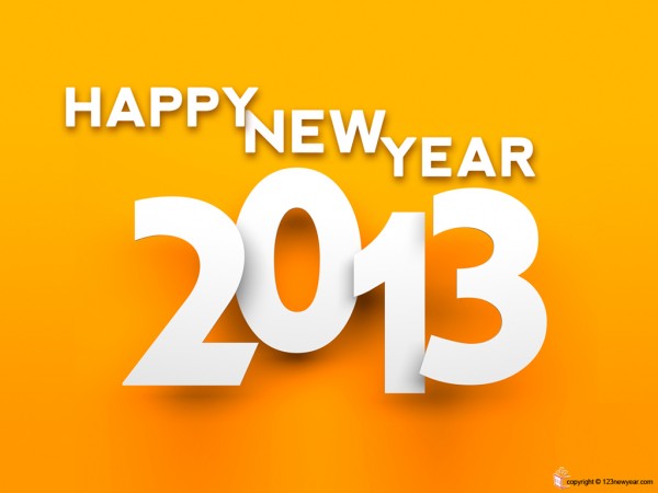 Happy New Year 20131 600x450 40 Happy New Year Wallpapers 2013