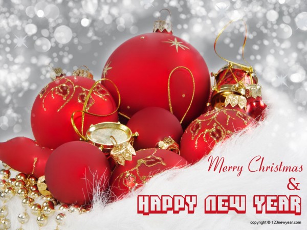 Merry Christmas And New Year Wallpaper 600x450 40 Happy New Year Wallpapers 2013