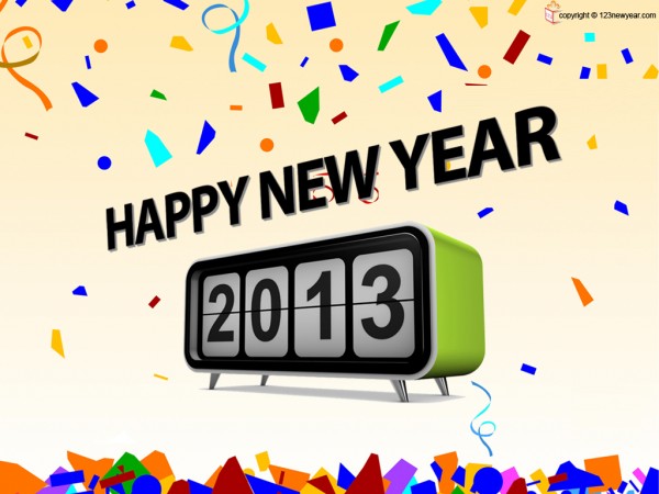 New Year Countdown Wallpaper1 600x450 40 Happy New Year Wallpapers 2013