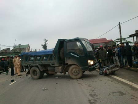 Hiện trường vụ tai nạn