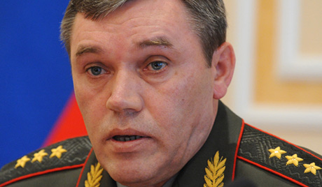 Tổng tham mưu trưởng các lực lượng vũ trang Nga, Thượng tướng  Valery Gerasimov