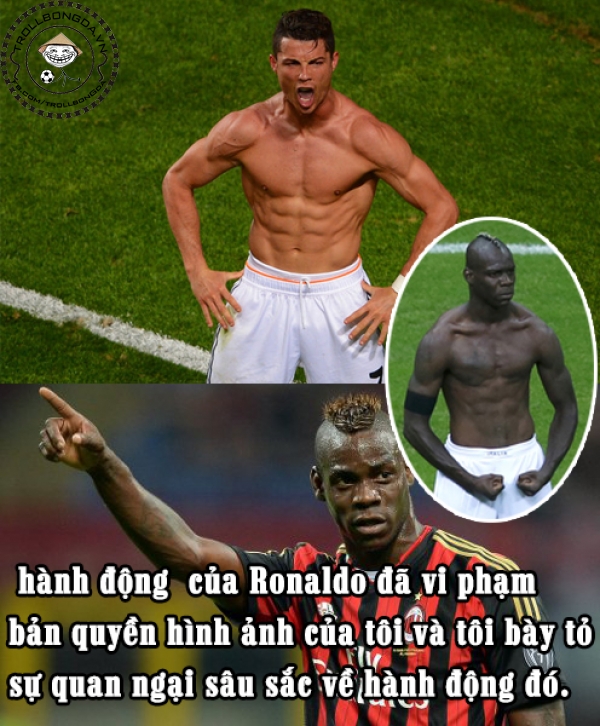 Ronaldo bị Balotelli kiện!?