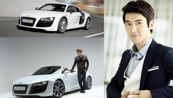 Túi tiền của chàng Siwon (Super Junior) tăng đồng nghĩa với việc bộ sưu tập “xế xịn” của anh chàng cũng nhân lên đáng kể. Trong đó, chiếc Audi R8 trị giá 223,000 USD (khoảng hơn 4 tỷ đồng) là chiếc đắt giá nhất của Siwon.