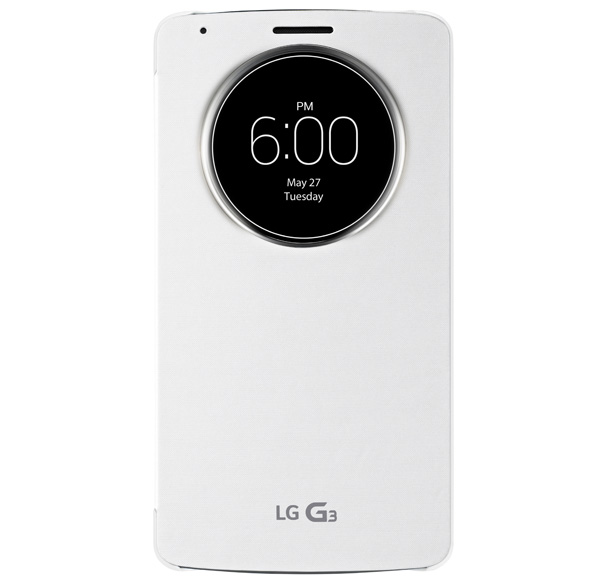 Không đầy một tuần lễ trước khi ra mắt LG G3, công ty Hàn Quốc đã ra mắt loại vỏ gập QuickCircle độc đáo dành cho dòng đầu bảng mới.