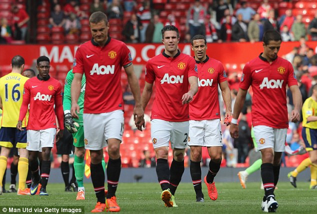 Các cầu thủ Man United thường xuyên bất đồng trong mùa giải 2013/14