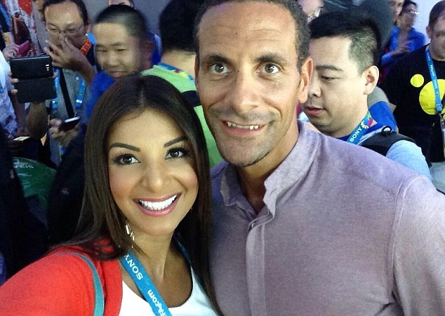 Jale Berahimi rất hạnh phúc khi được gặp Rio Ferdinand