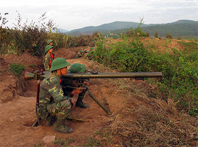 Súng chống tăng SPG-9 trong biên chế Quân đội Nhân dân Việt Nam.