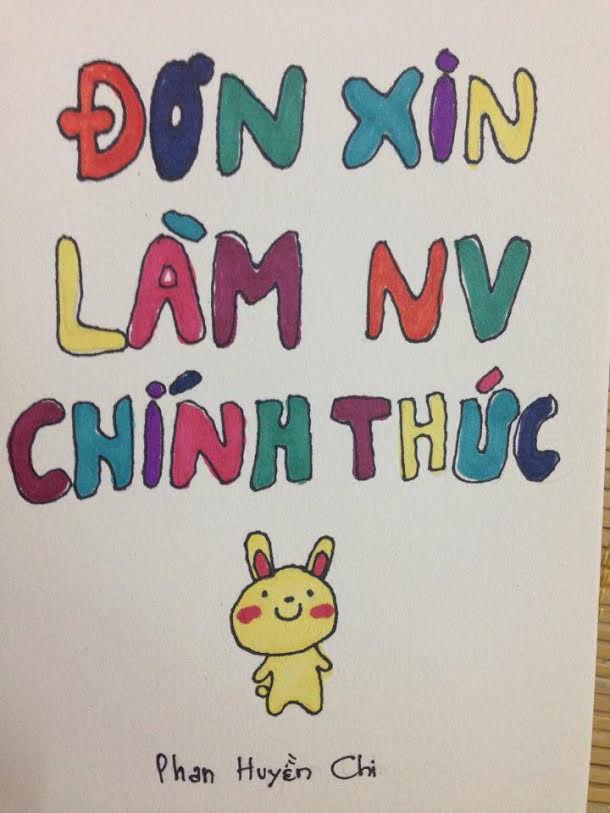 Đơn xin làm nhân viên chính thức - Phan Huyền Chi