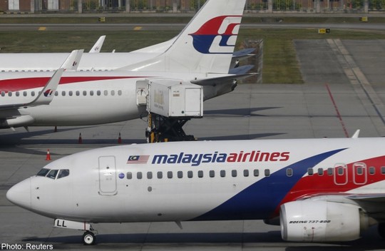 Máy bay Malaysia Airlines. Ảnh: Reuters