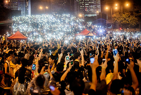 Người biểu tình đòi dân chủ ở Hồng Kông