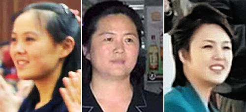 Kim Sul Jong (ảnh giữa), một trong 3 người phụ nữ được cho là đứng sau hậu trường nhưng đầy tầm ảnh hưởng trong chính quyền Triều Tiên.