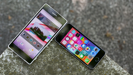 Sony Xperia Z2, iPhone 5S