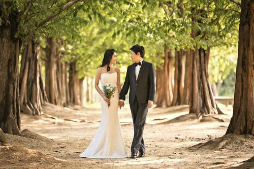 ảnh cưới, cô dâu, Hàn Quốc