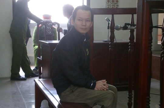 Bị cáo Vũ Đình Hào trong phiên xét xử