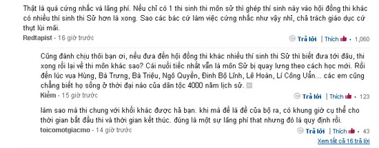 Dân mạng xôn xao về hội đồng 18 người phục vụ 1 thí sinh thi Sử 