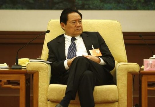 Chinas then Public Security Minister Zhou Yongkang attends the Hebei delegation discussion sessions at the 17th National Congress of the Communist Party of China at the Great Hall of the People, in Beijing in this October 16, 2007 file photo. REUTERS/Jason Lee