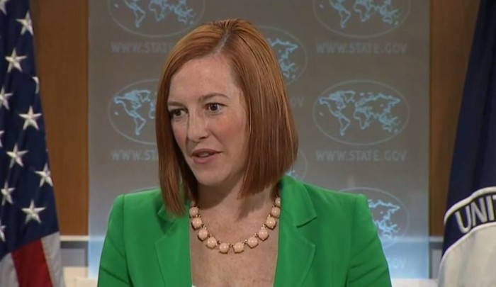 Phát ngôn viên Bộ Ngoại giao Mỹ Jen Psaki. Ảnh: RIA Novosti.