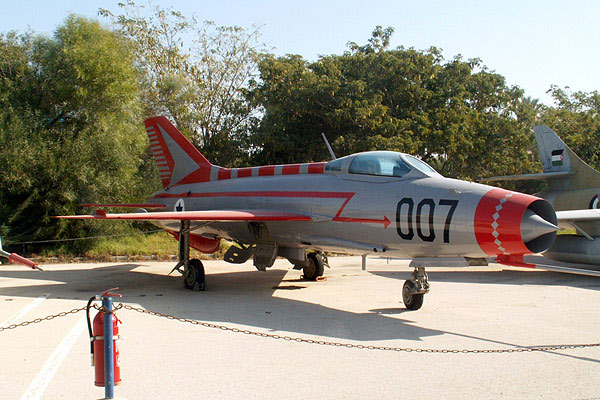 Chiếc MiG-21 do Munir Redfa cướp bỏ trốn tại Viện bảo tàng Không quân Israel, năm 2006. Ảnh: Viện bảo tàng Không quân Israel