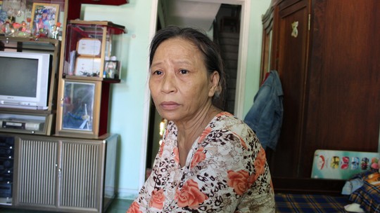 Bà Nguyễn Thị Chiệu kể lại vụ việc bị nàng dâu cũ đánh.