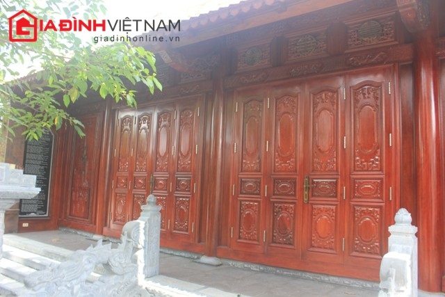 Ngôi nhà đinh hương độc đáo bậc nhất này ở xóm 3, xã Hưng Xá, huyện Hưng Nguyên, Nghệ An. 