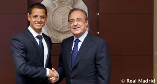 Javier Hernandez chính thức gia nhập Real theo một bản hợp đồng cho mượn từ Man United
