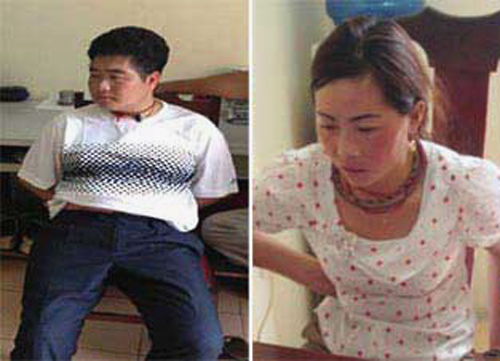 Vợ chồng ông trùm Tráng A Tàng (Tàng Keangnam) và vợ Giàng Thị Sua - Ảnh: CAND
