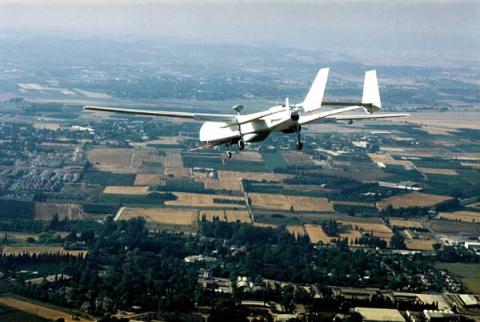 Chiếc UAV Heron của Israel