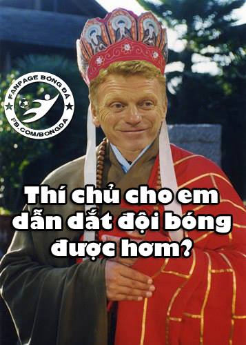 David Moyes cũng học làm Đường Tăng