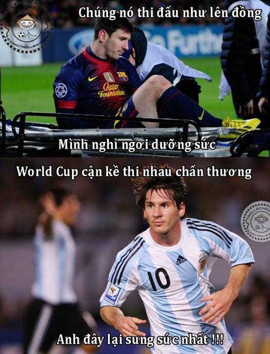 Messi rất tỉnh và đẹp trai